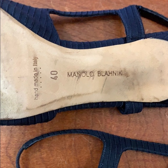 ❌SOLD ❌Slingback Navy blue heels - Picture 4 of 7